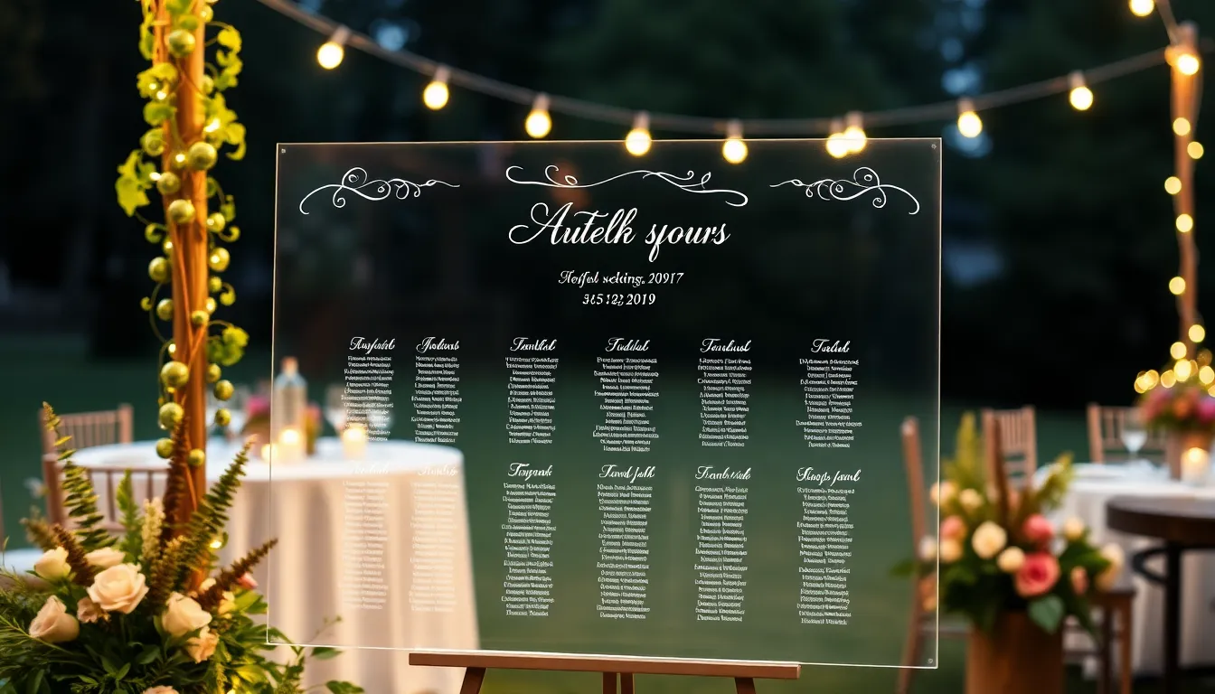 25 Stunning Wedding Seating Chart Ideas That'll Wow Your Guests (2025 Guide) 15