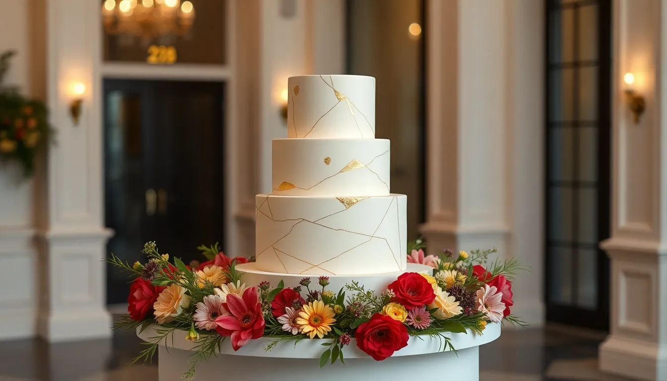 25 Stunning Wedding Anniversary Cake Ideas to Celebrate Your Love Story 15