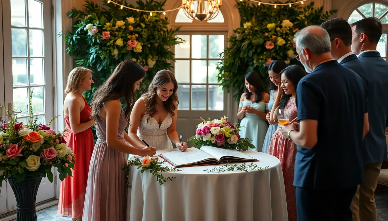25 Creative Wedding Guest Book Table Ideas That'll Wow Your Guests 15
