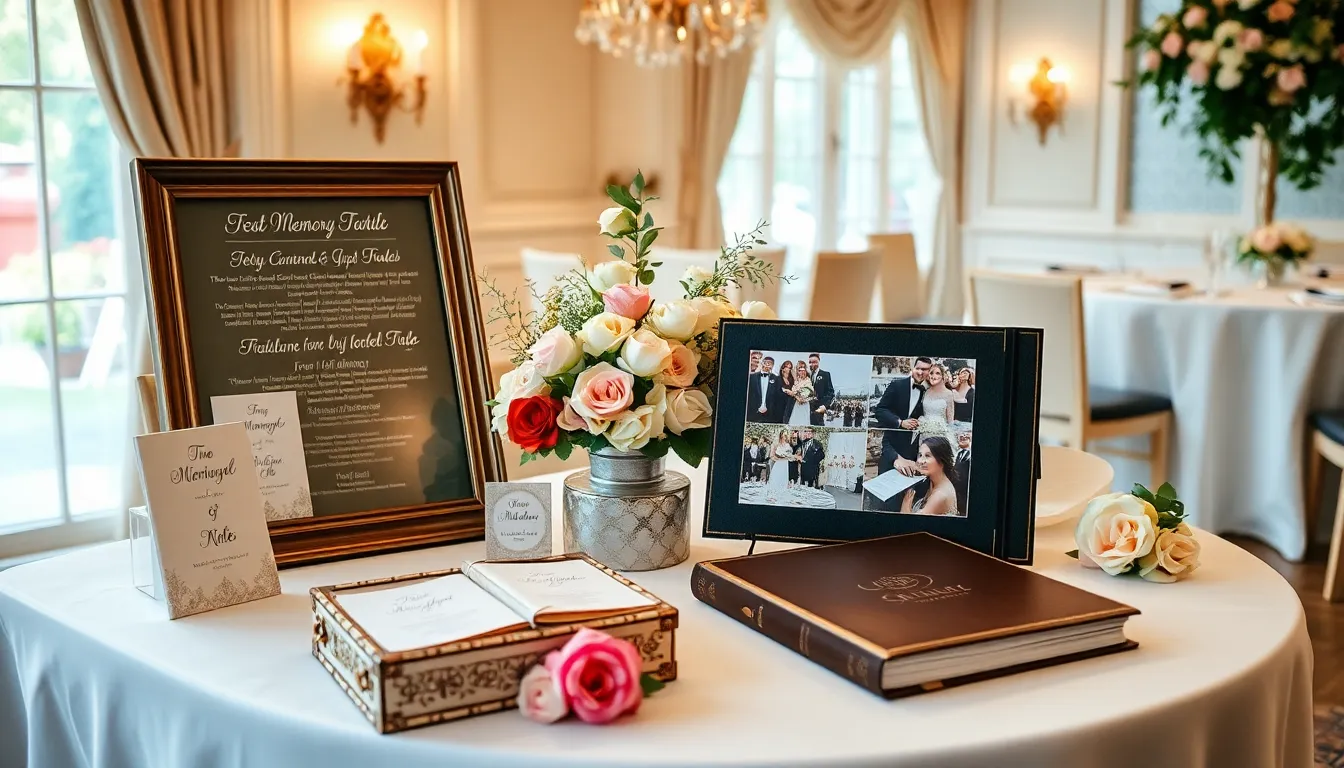 15 Beautiful Wedding Memory Table Ideas to Honor Loved Ones at Your Big Day 15