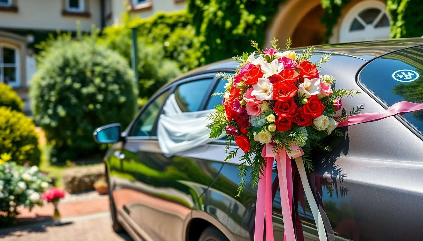 25 Stunning Wedding Car Decoration Ideas That'll Make Your Big Day Unforgettable 18 25 Stunning Wedding Car Decoration Ideas That'll Make Your Big Day Unforgettable 17