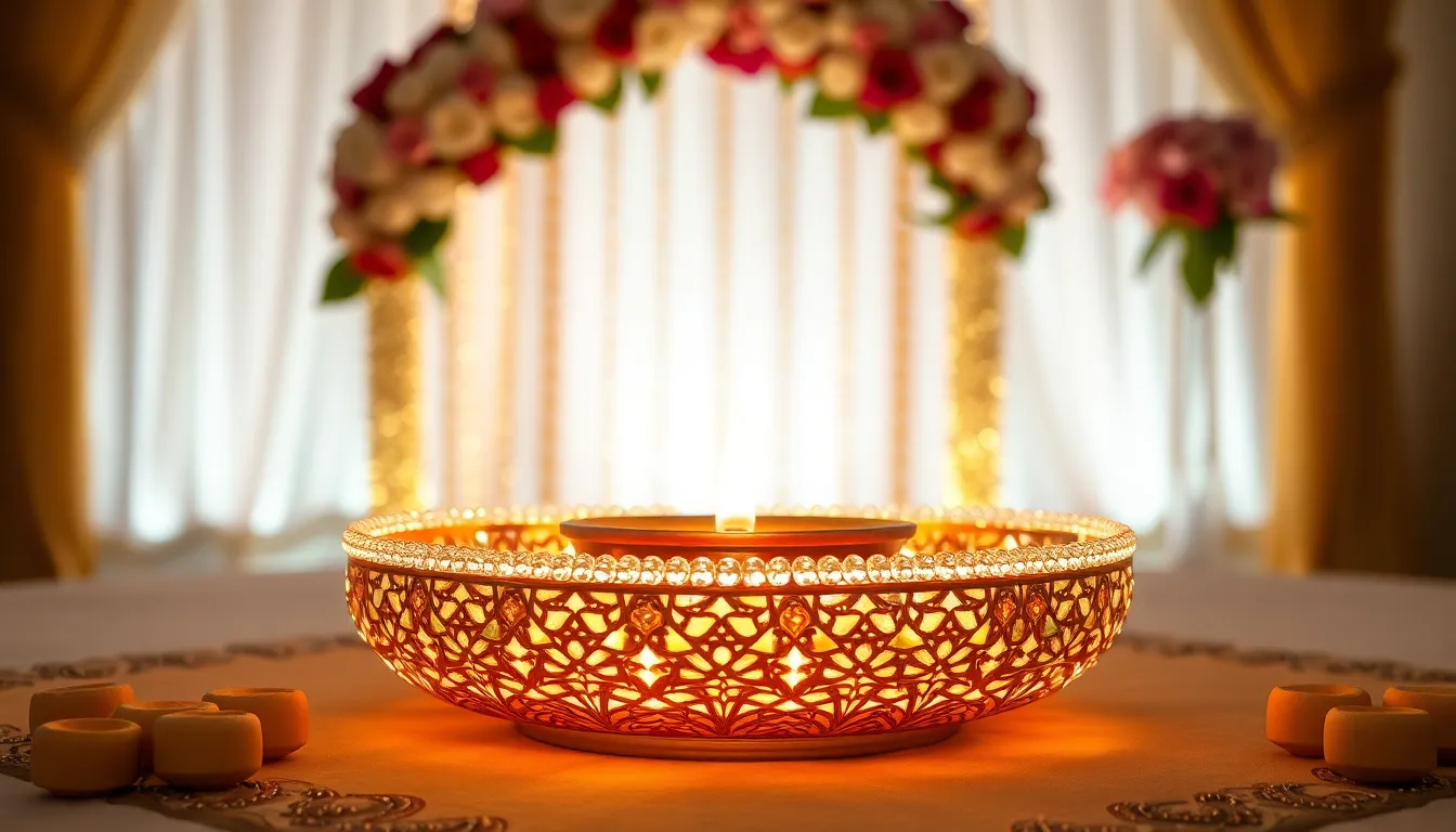 25 Stunning Aarti Thali Decoration Ideas for Wedding That'll Wow Your Guests 2 25 Stunning Aarti Thali Decoration Ideas for Wedding That'll Wow Your Guests 1