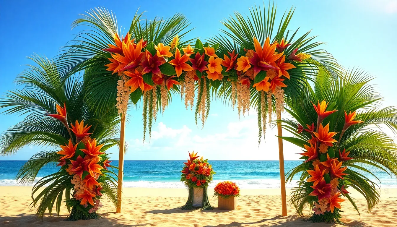 25 Stunning Beach Wedding Arch Ideas That'll Make Your Ceremony Unforgettable 2 25 Stunning Beach Wedding Arch Ideas That'll Make Your Ceremony Unforgettable 1