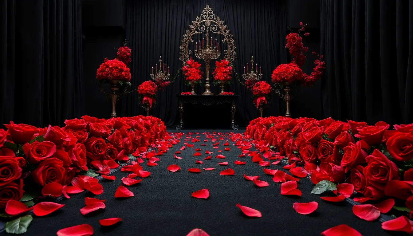 47 Stunning Black and Red Wedding Ideas That Will Leave Guests Speechless 1
