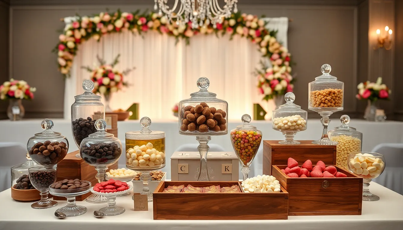 50+ Sweet Candy Bar Ideas for Wedding That Will Wow Your Guests 1