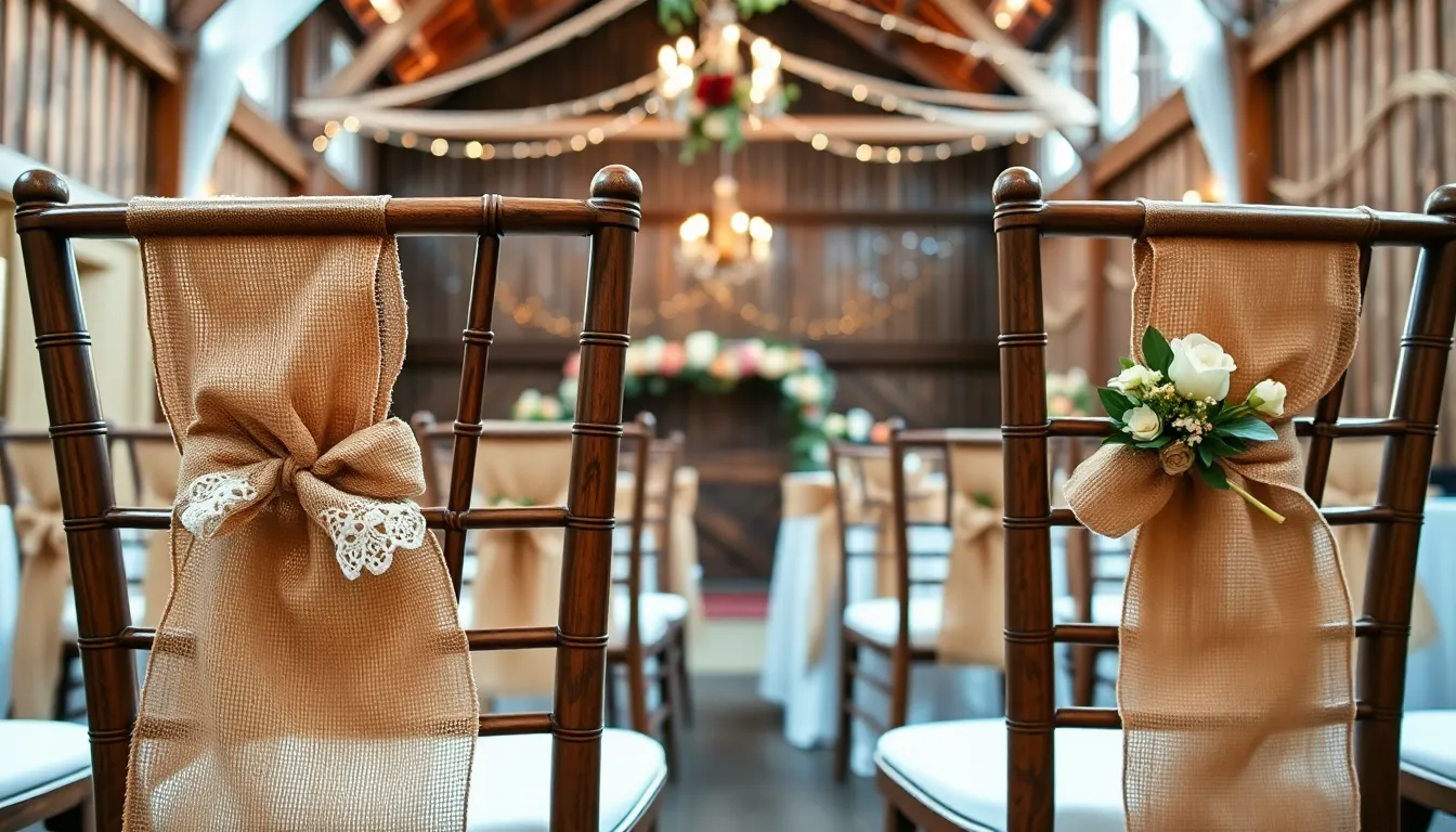 50 Stunning Chair Sash Ideas for Wedding Receptions That'll Wow Your Guests 2 50 Stunning Chair Sash Ideas for Wedding Receptions That'll Wow Your Guests 1