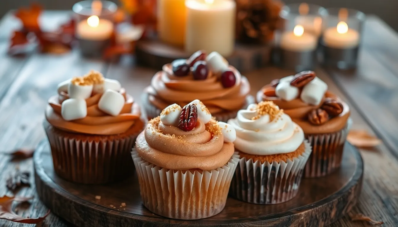 25 Stunning Fall Wedding Cupcakes Ideas That Will Wow Your Guests 1