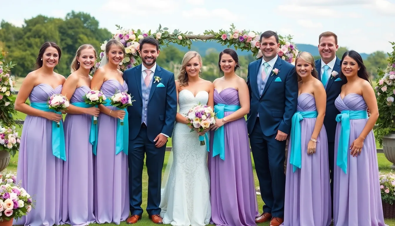 15 Stunning Purple and Turquoise Wedding Ideas That Will Make Your Day Unforgettable 2 15 Stunning Purple and Turquoise Wedding Ideas That Will Make Your Day Unforgettable 1