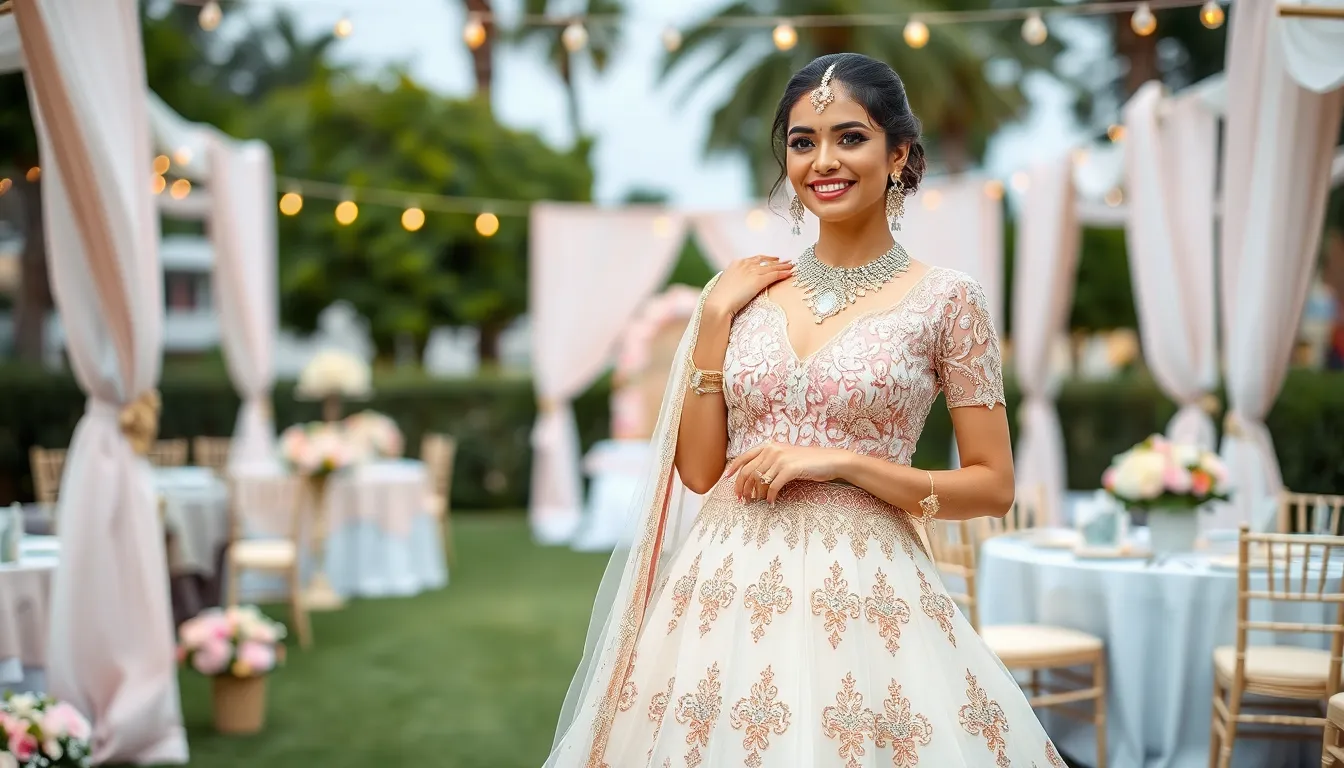 50+ Stunning Indian Reception Dress Ideas for Brides: Gowns & Traditional Styles 2 50+ Stunning Indian Reception Dress Ideas for Brides: Gowns & Traditional Styles 1