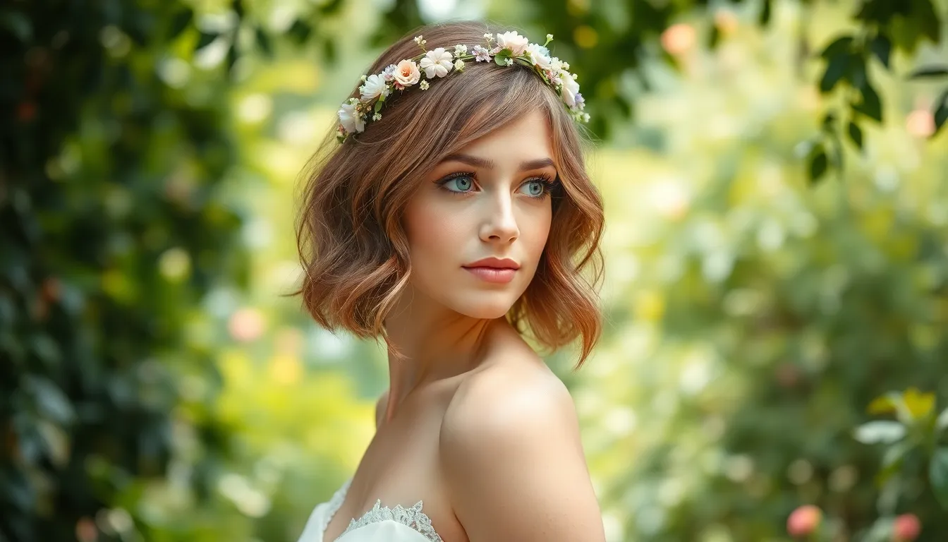 27 Stunning Short Hair Ideas for Wedding Day That'll Make You Ditch Long Hair 1