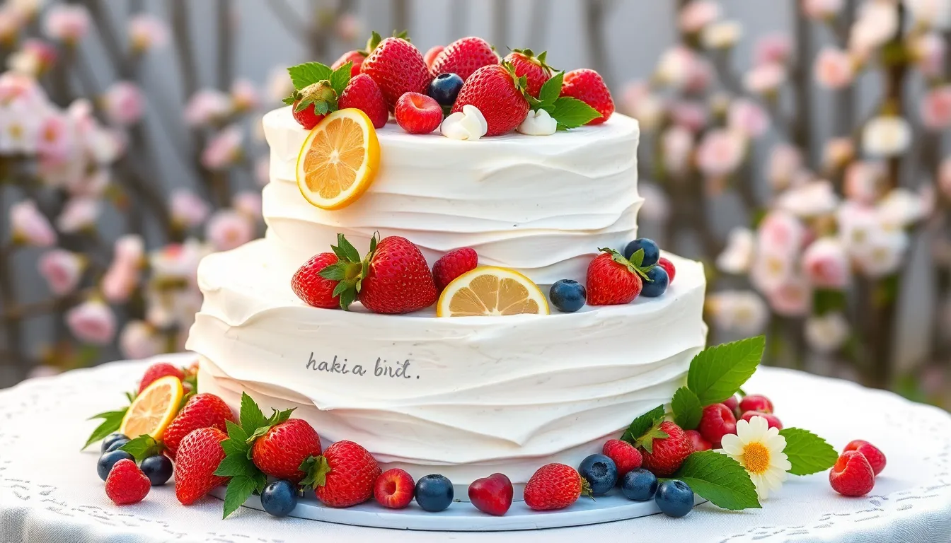 25 Stunning Spring Wedding Cake Ideas That'll Make Your Guests Swoon 2 25 Stunning Spring Wedding Cake Ideas That'll Make Your Guests Swoon 1
