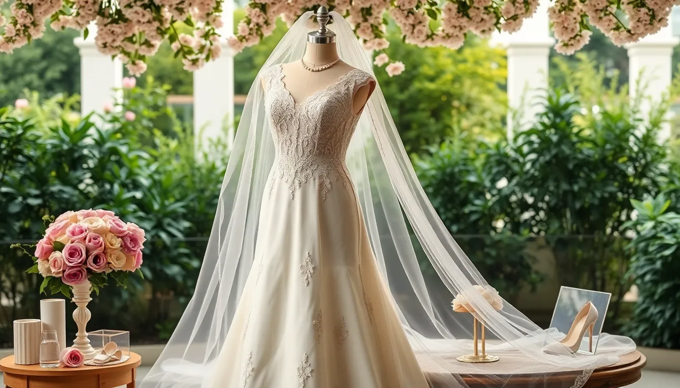 50 Creative Wedding Dress Display Ideas to Turn Your Gown Into Stunning Home Art 1