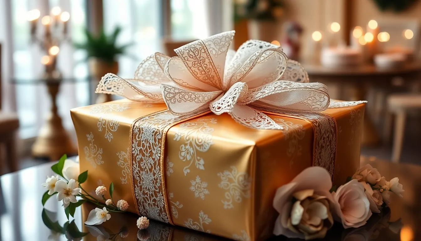 25 Stunning Wedding Gift Wrapping Ideas That'll Make You the Star Guest 2 25 Stunning Wedding Gift Wrapping Ideas That'll Make You the Star Guest 1