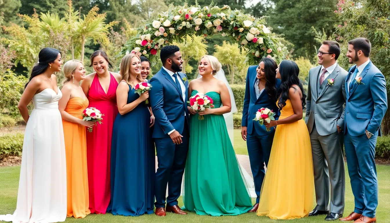 50 Stunning Wedding Group Photo Ideas That Will Make Your Guests Look Amazing 1