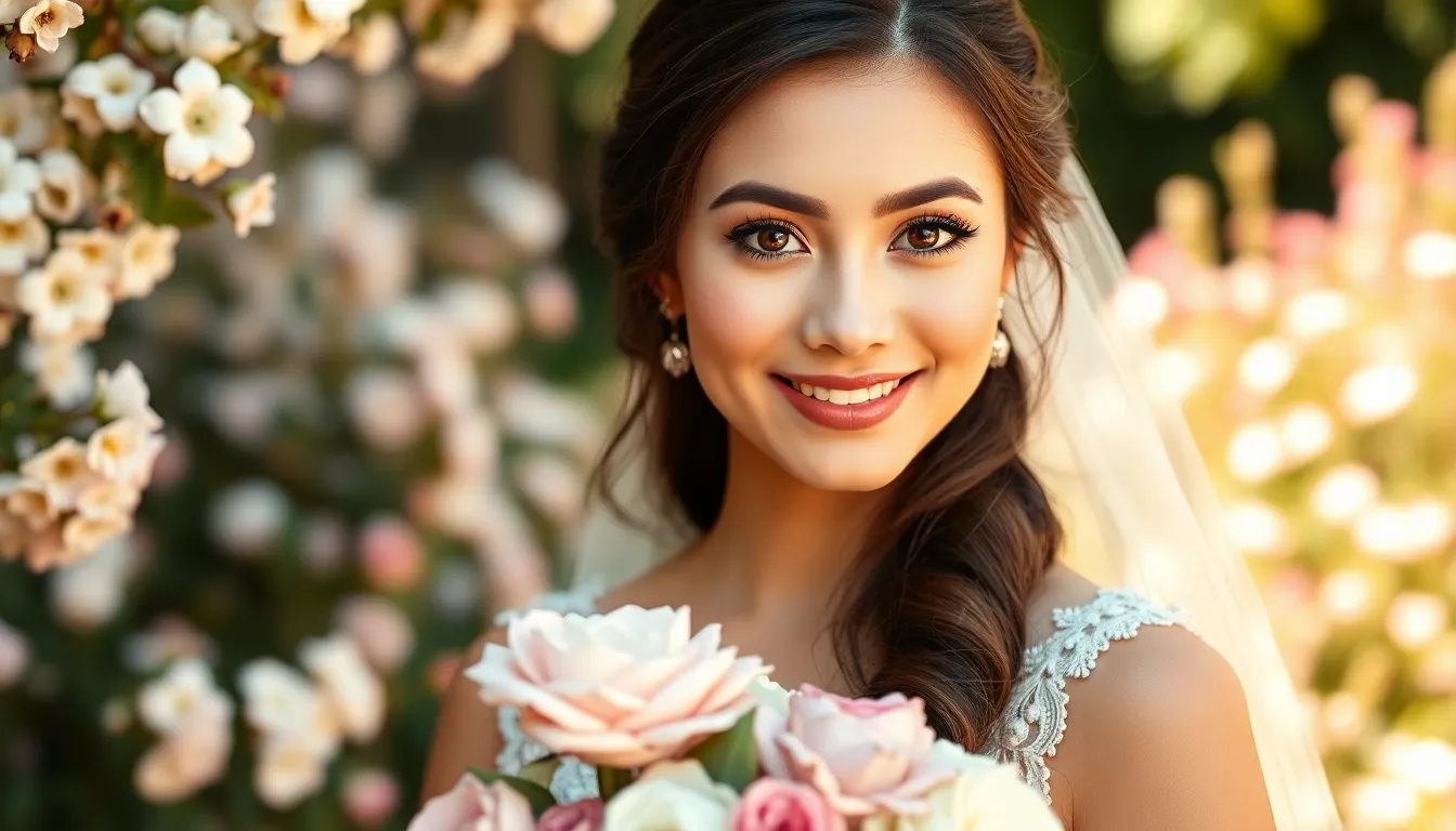 25 Stunning Wedding Makeup Ideas for Brown Eyes That'll Make You Shine on Your Big Day 1