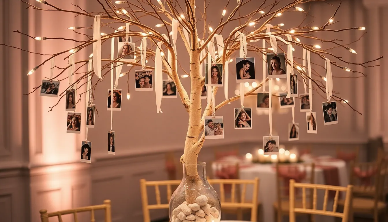 15 Beautiful Wedding Memory Table Ideas to Honor Loved Ones at Your Big Day 1