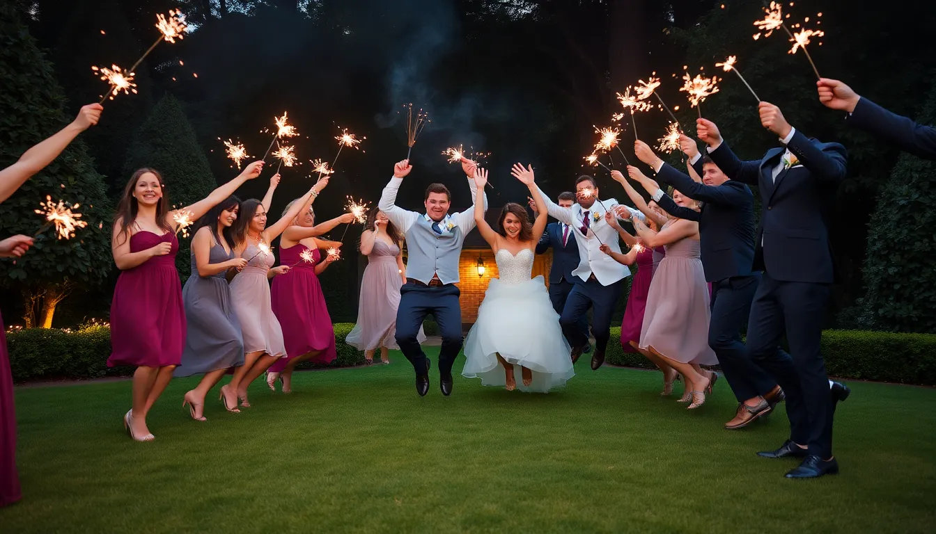 50+ Creative Wedding Party Photo Ideas That'll Make Your Friends Jealous 1