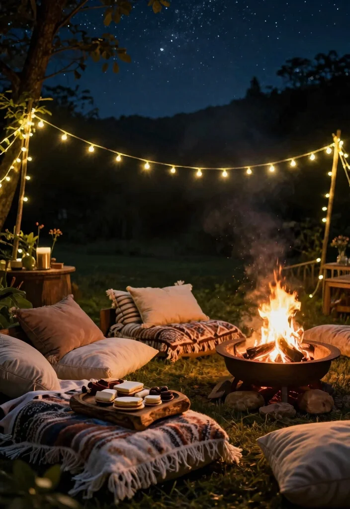 10 35th Wedding Anniversary Party Ideas to Celebrate Lasting Love - 8. A Romantic Evening Under the Stars 1