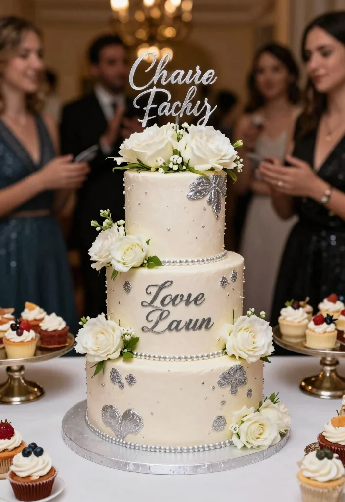 10 35th Wedding Anniversary Party Ideas to Celebrate Lasting Love - 9. Personalized Anniversary Cake 1