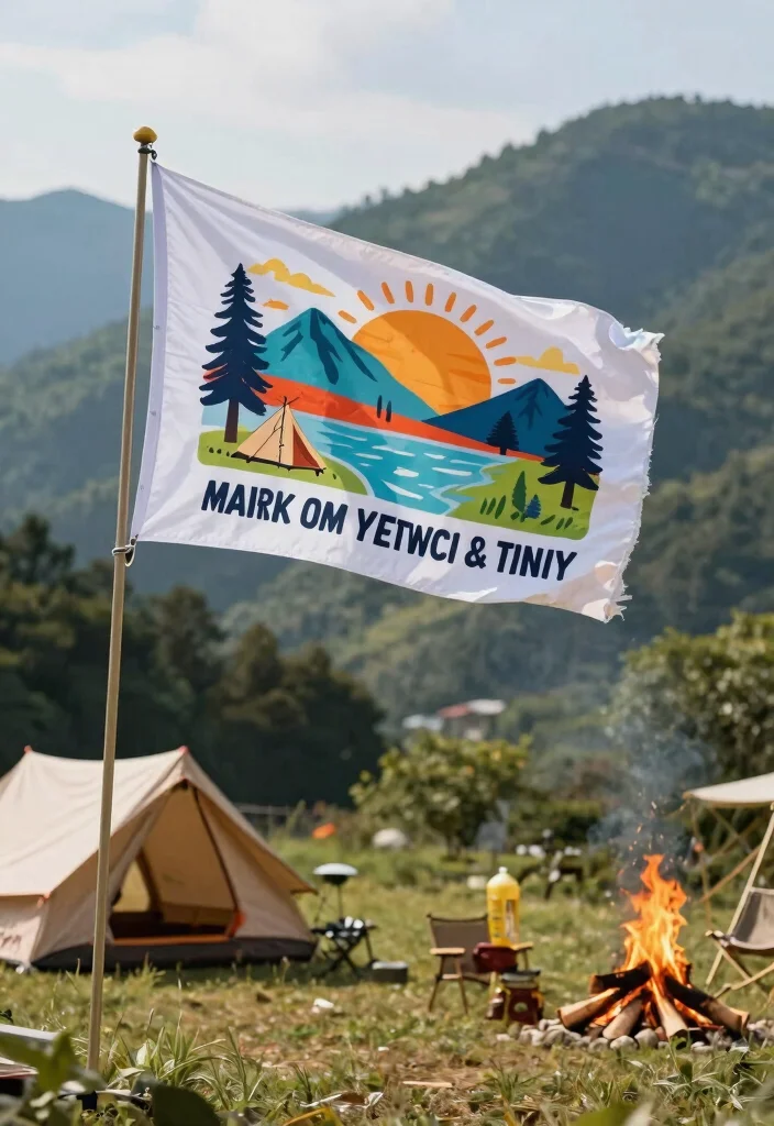 10 Best Man Gift Ideas That Are Practical and Memorable - 5. Personalized Camping Flag 1