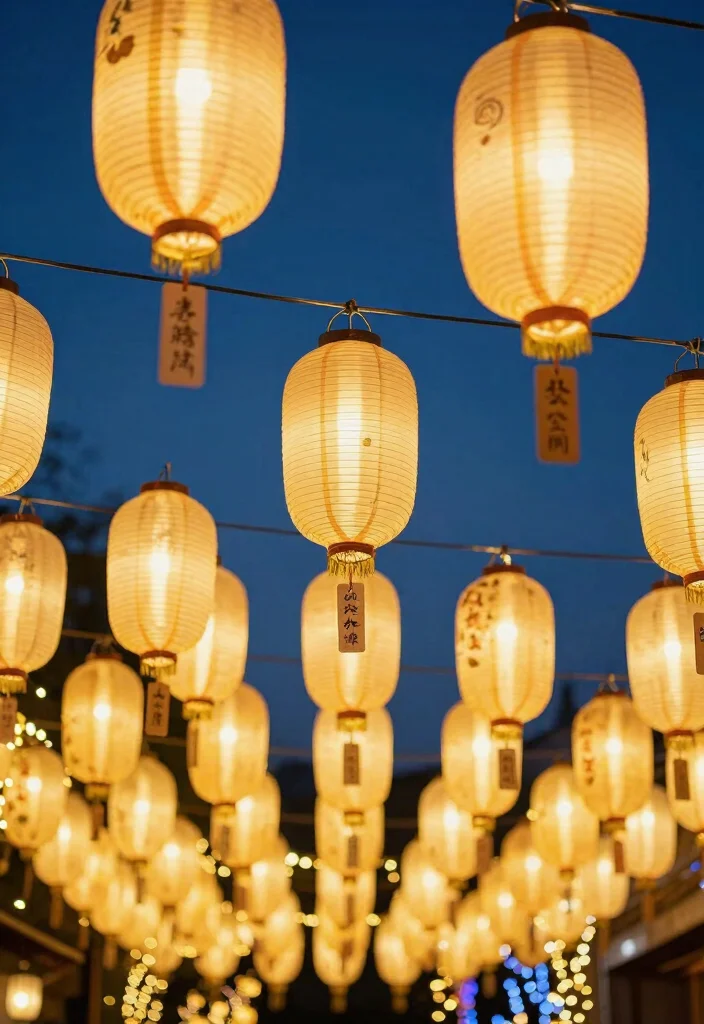 10 Bridal Shower Seating Chart Ideas That Are Clear and Stylish - 8. Paper Lantern Seating Chart 1