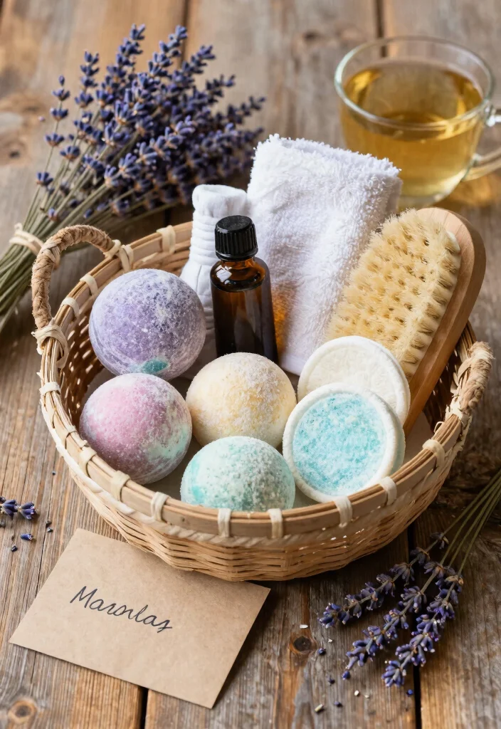 10 Bride To Be Gift Basket Ideas That Feel Thoughtful and Pretty - 1. Eco-Friendly Spa Day Basket 1