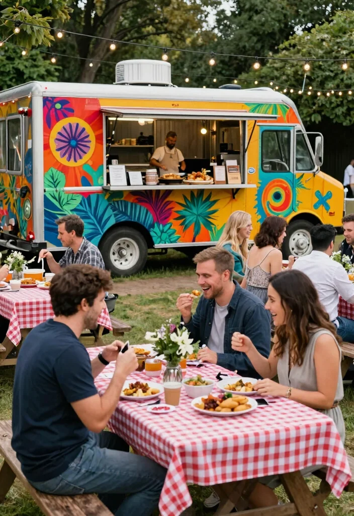 10 Catering Party Ideas That Make Hosting Easy and Stress Free - 2. Food Truck Fun 1