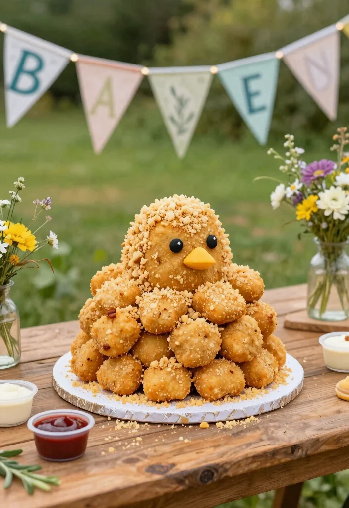 10 Chicken Cake Ideas That Are Fun, Quirky, and Party Worthy for Rustic Outdoor Weddings 23 10 Chicken Cake Ideas That Are Fun, Quirky, and Party Worthy for Rustic Outdoor Weddings - 3. Chicken Nugget Cake 1
