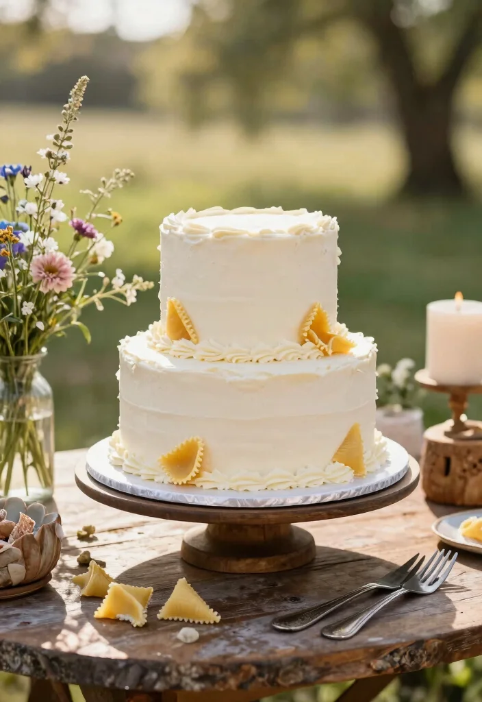 10 Chicken Cake Ideas That Are Fun, Quirky, and Party Worthy for Rustic Outdoor Weddings 56 10 Chicken Cake Ideas That Are Fun, Quirky, and Party Worthy for Rustic Outdoor Weddings - 6. Chicken Alfredo Cake 1