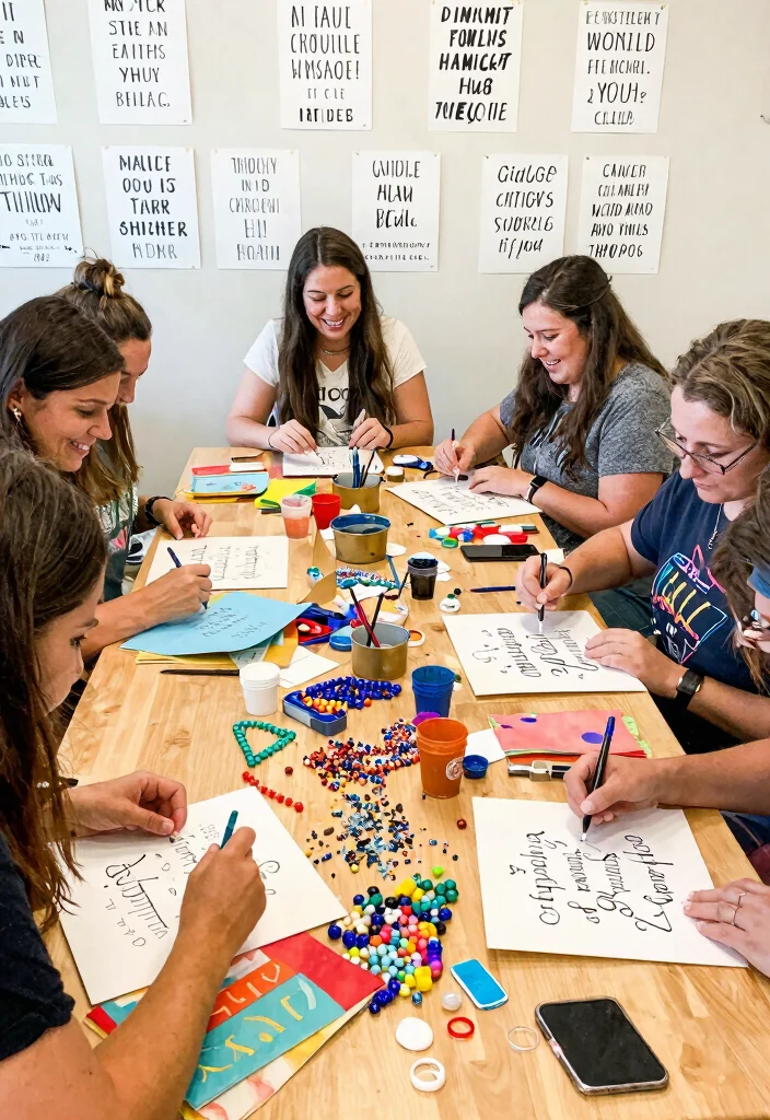 10 Christian Bachelorette Party Ideas That Feel Classy and Joyful - 4. Crafting Night with a Purpose 1