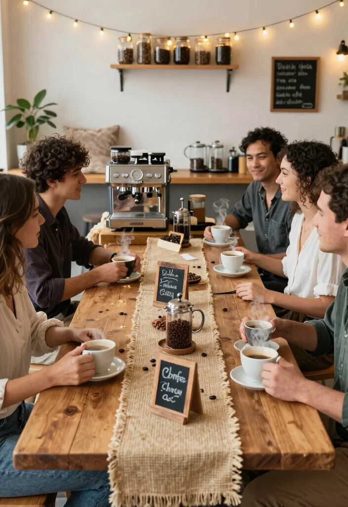 10 Coffee Themed Bridal Shower Ideas for Cozy Gatherings - 1. Create a Coffee Bar Extravaganza 1
