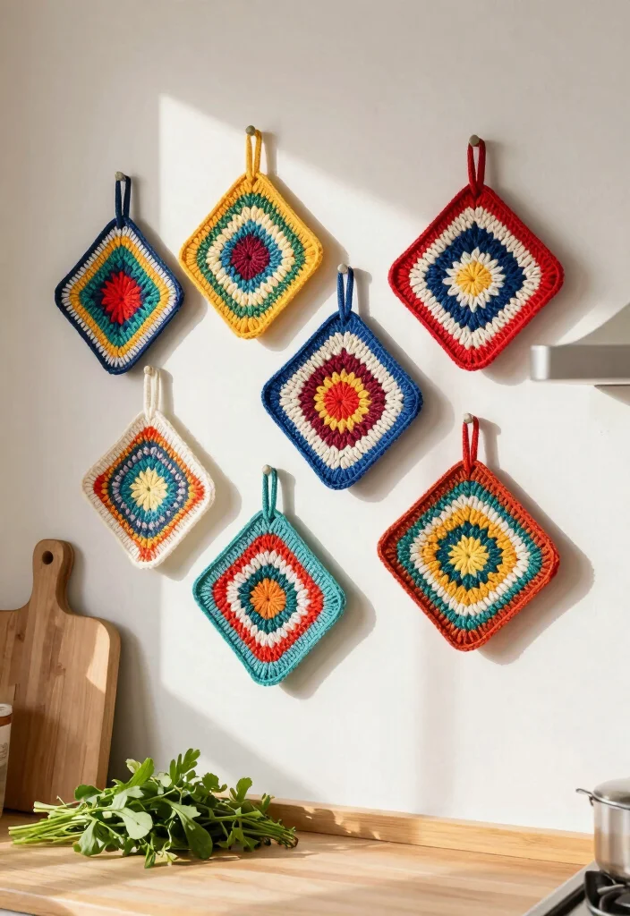 10 Crochet Wedding Gift Ideas That Feel Handmade and Special - 5. Crochet Pot Holders 1