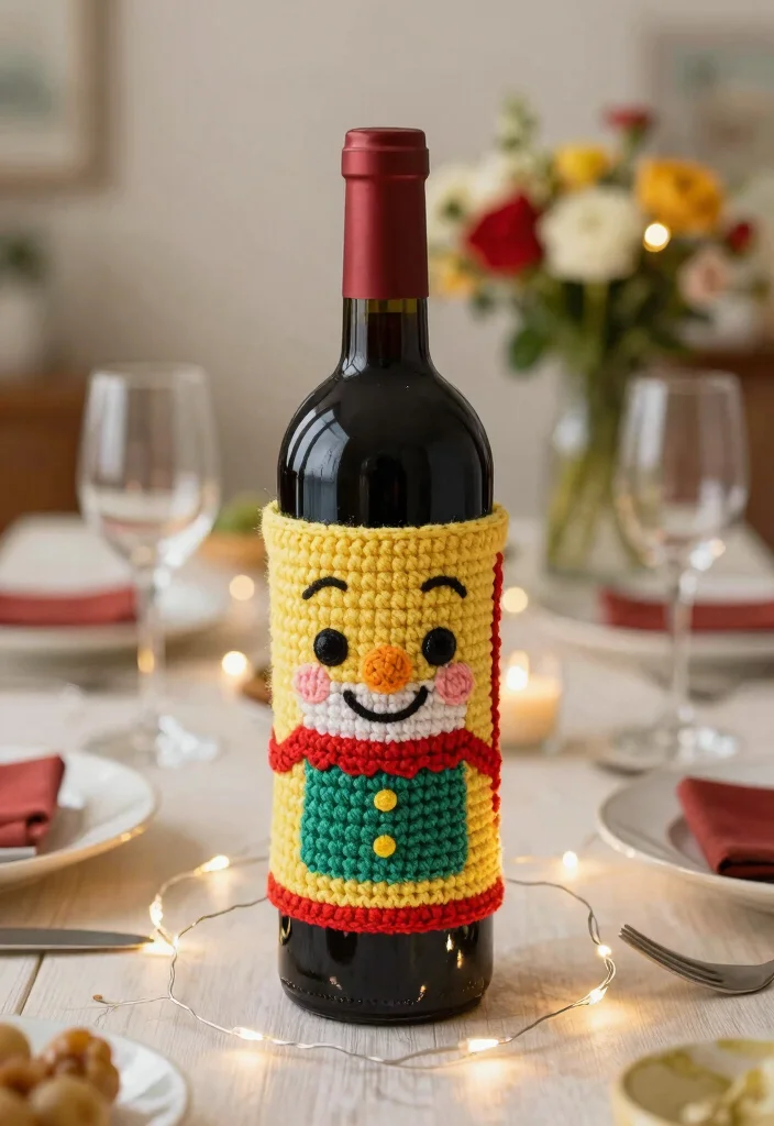 10 Crochet Wedding Gift Ideas That Feel Handmade and Special - 7. Crochet Wine Bottle Covers 1