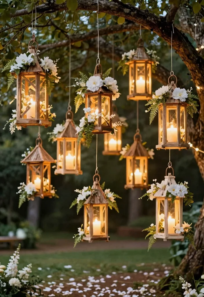 10 Dohale Jevan Decoration Ideas with Soft Traditional Details 1 10 Dohale Jevan Decoration Ideas with Soft Traditional Details - 1. Eco-Friendly Floral Lanterns 1