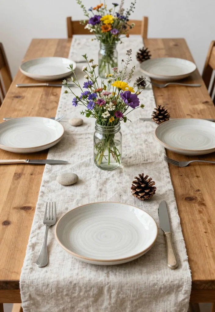 10 Dohale Jevan Decoration Ideas with Soft Traditional Details 34 10 Dohale Jevan Decoration Ideas with Soft Traditional Details - 4. Handcrafted Table Settings 1