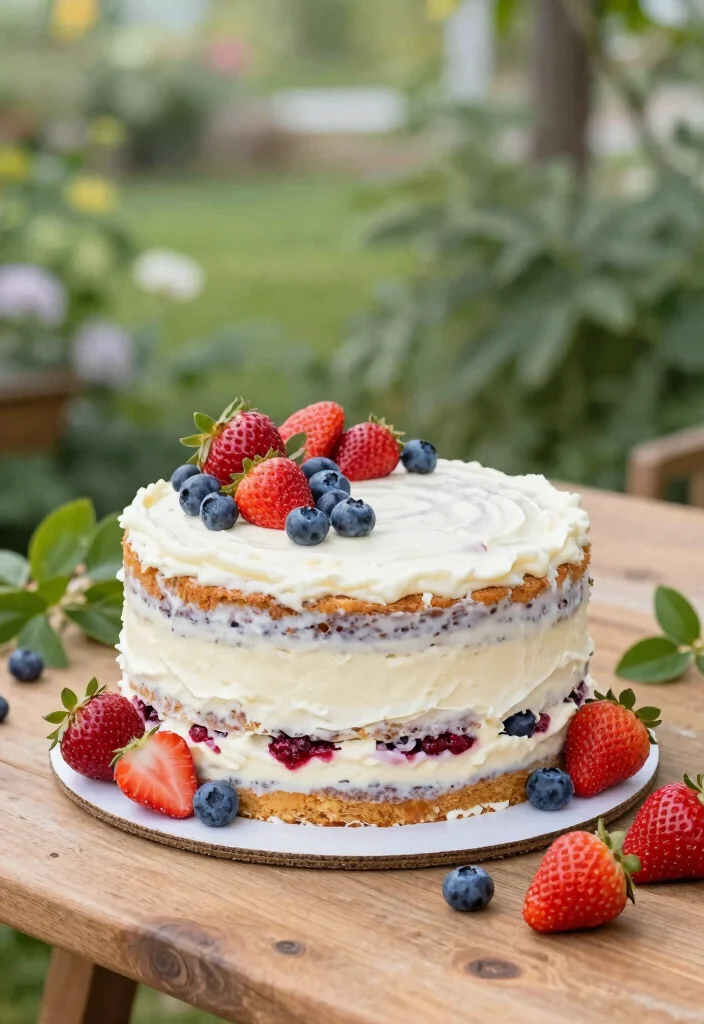 10 Elegant 30th Birthday Cake Ideas for Intimate Wedding Celebrations - 4. Naked Cake 1