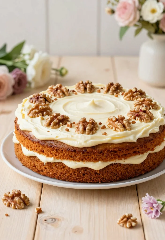 10 Elegant 30th Birthday Cake Ideas for Intimate Wedding Celebrations - 8. Carrot Cake with Cream Cheese Frosting 1