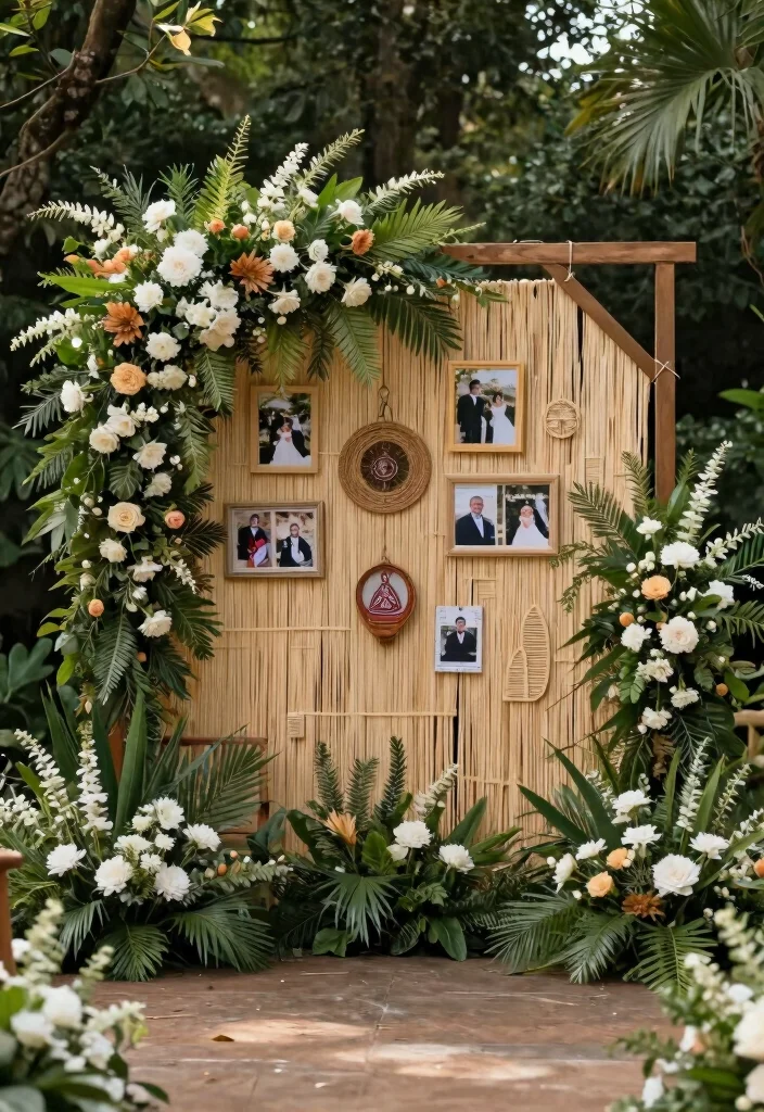 10 Kankotri Decoration Ideas That Feel Traditional and Refined - 10. Eco-Conscious Ceremony Backdrop 1