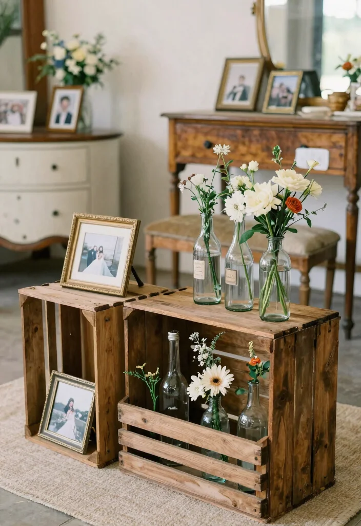 10 Kankotri Decoration Ideas That Feel Traditional and Refined - 9. Vintage and Upcycled Decor 1