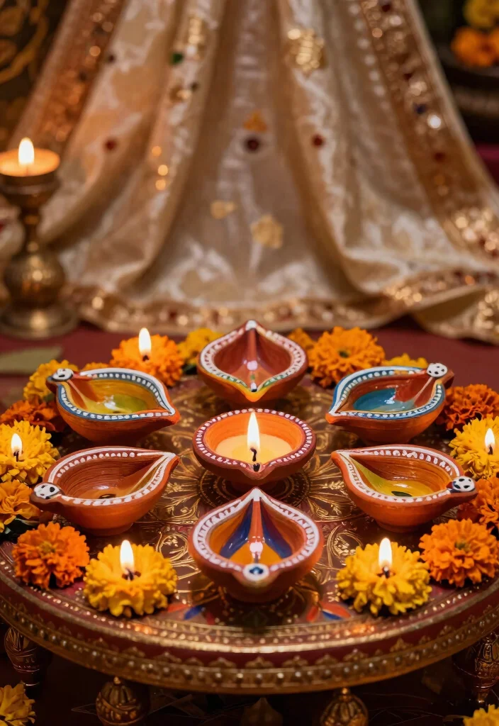 10 Seemantham Return Gift Ideas with Traditional Meaning - 3. Clay Diyas 1