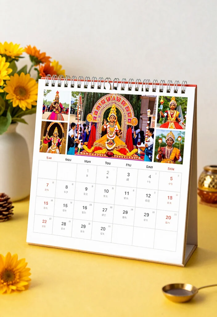 10 Seemantham Return Gift Ideas with Traditional Meaning - 6. Custom Calendars 1