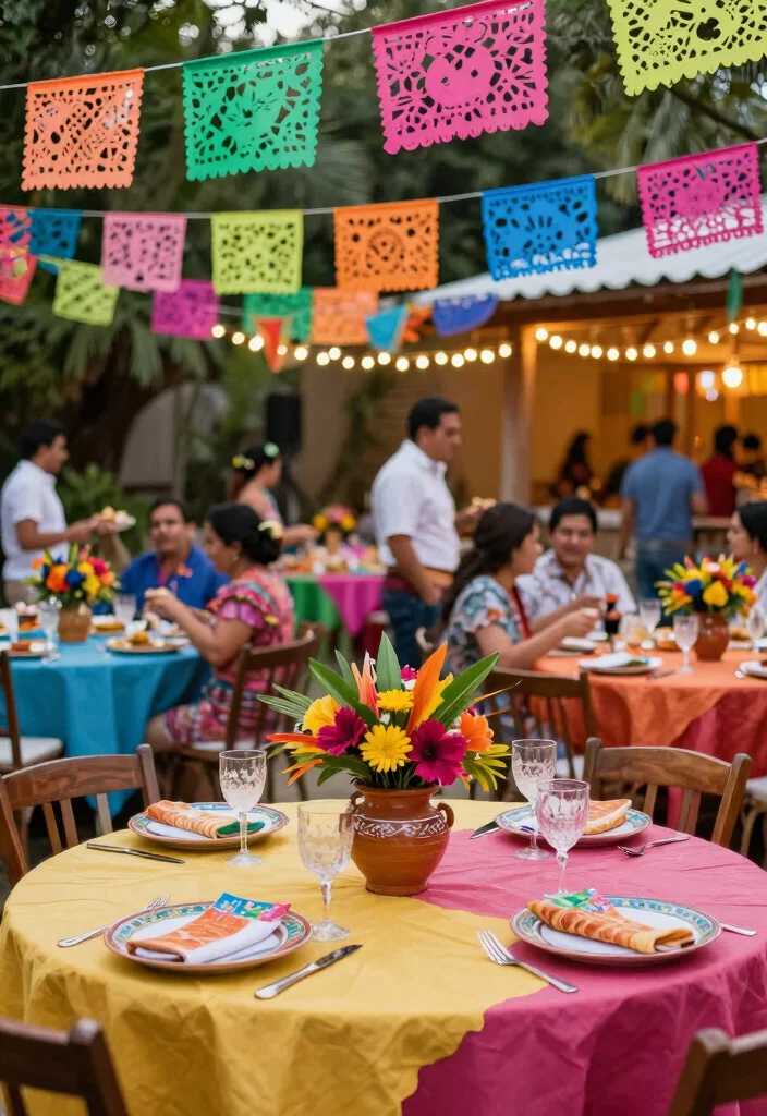 10 Totto Decoration Ideas with Creative Cultural Touches - 3. Latin American Fiesta Vibe 1