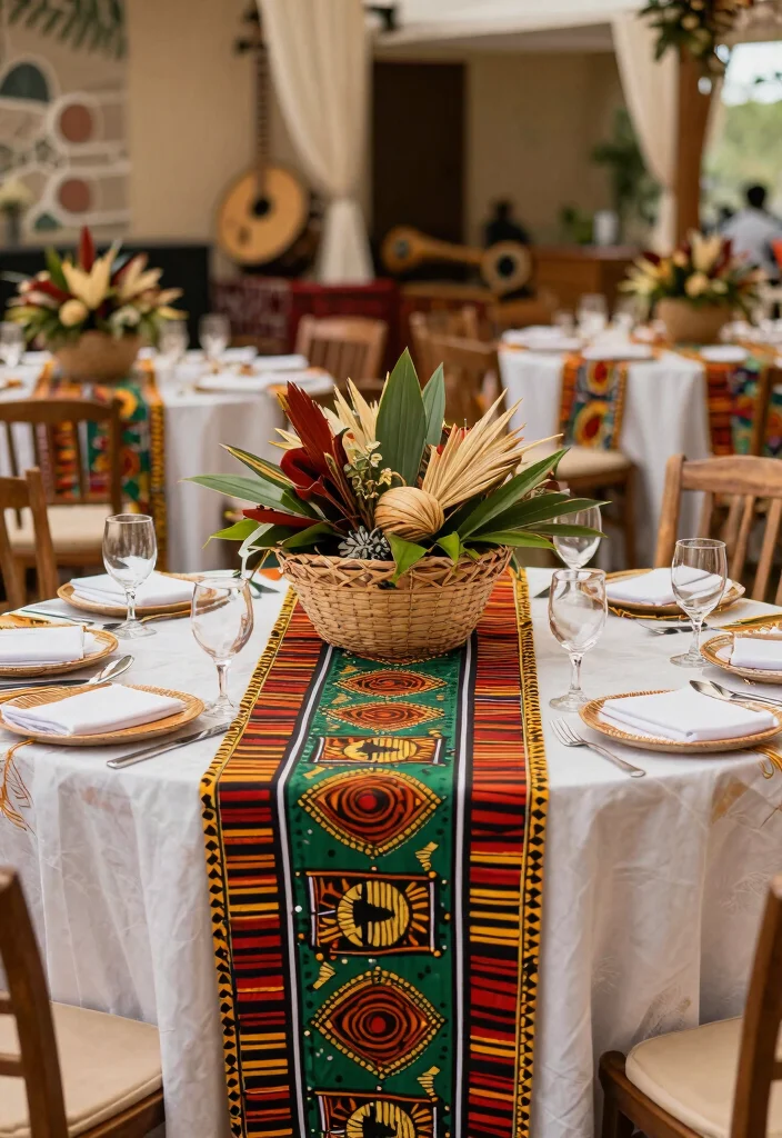 10 Totto Decoration Ideas with Creative Cultural Touches - 5. African Tribal Patterns and Textiles 1