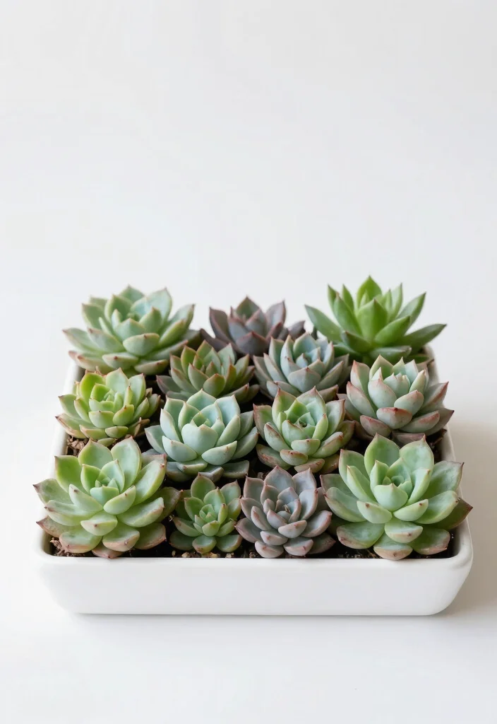 10 Wedding Tray Decoration Ideas That Look Elegant and Meaningful - 8. Minimalist Tray with Succulent Bombs 1