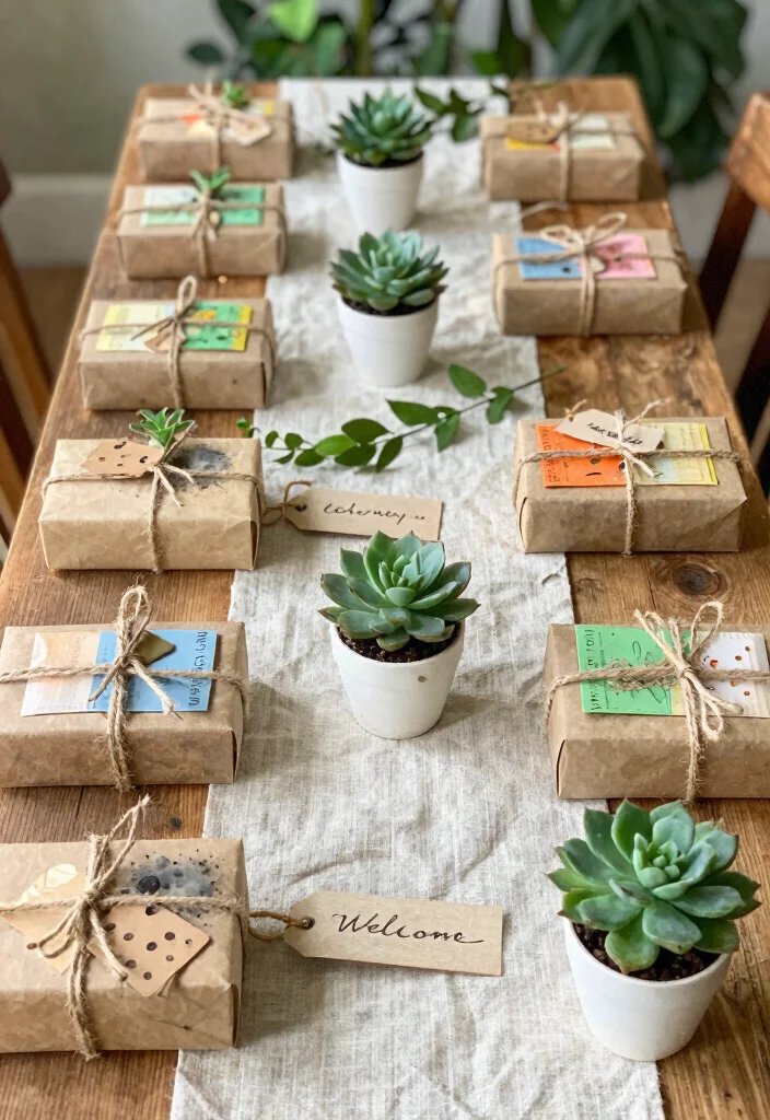 10 Wedding Welcome Party Ideas to Greet Guests in Style 12 10 Wedding Welcome Party Ideas to Greet Guests in Style - 2. Eco-Friendly Guest Welcome Gifts 1