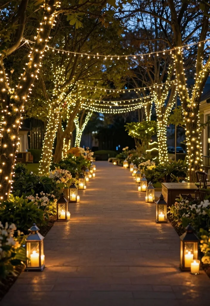10 Welcome Bride Decoration Ideas That Feel Warm and Special 56 10 Welcome Bride Decoration Ideas That Feel Warm and Special - 6. Warmly Lit Pathways 1