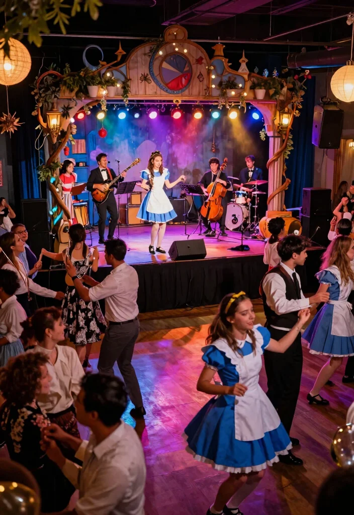 12 Alice in Wonderland Birthday Party Ideas Full of Whimsy - 10. Musical Wonderland 1