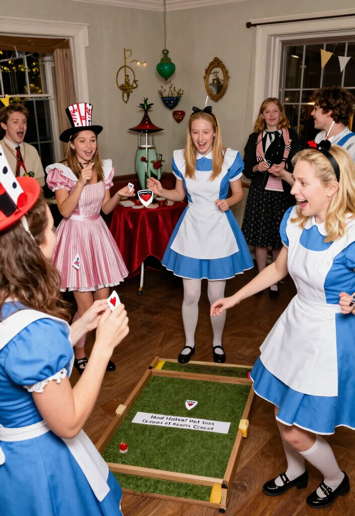 12 Alice in Wonderland Birthday Party Ideas Full of Whimsy - 7. Playful Party Games 1