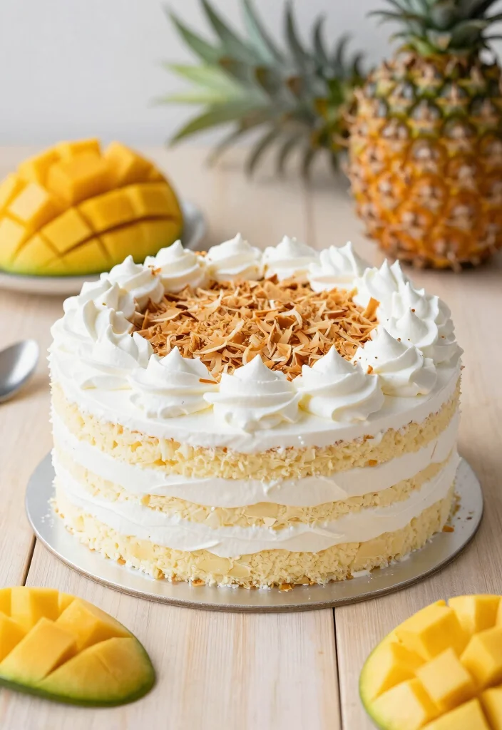 12 Birthday Cake Ideas for Mom That Feel Thoughtful and Beautiful - 7. Vegan Vanilla Coconut Cake 1