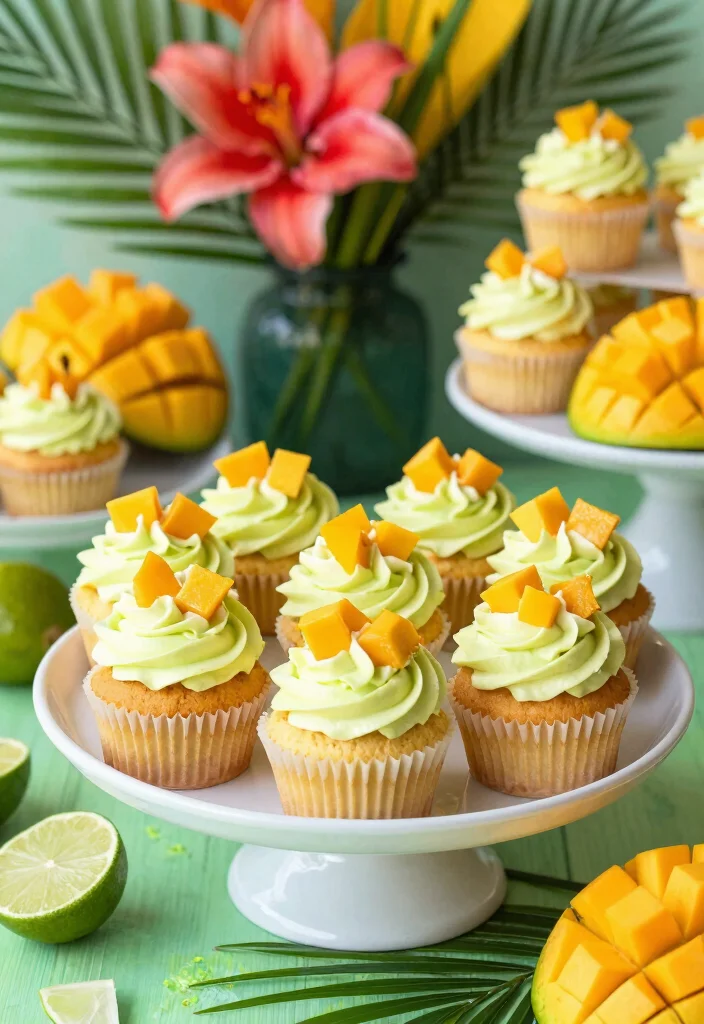 12 Bridal Shower Cupcake Ideas That Are Easy, Pretty, and Delicious 109 12 Bridal Shower Cupcake Ideas That Are Easy, Pretty, and Delicious - 11. Mango Lime Cupcakes 1